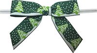 BAYWIND LTD; 2.75" Christmas Tree Twist Tie Bows (X316)- 25pc