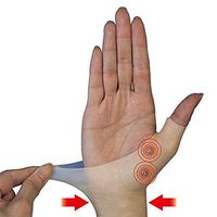 Asdomo Wrist Brace, Gel Wrist Support Braces,2PCS Magnetic Therapy Wrist Hand Thumb Support Gloves Silicone Gel Arthritis Pressure Corrector Massage Pain Relief Gloves