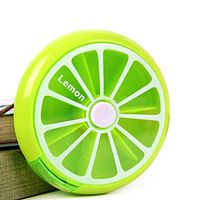 WIFIGDS Weekly Pill Cases Box 7 Compartments Medicine Organizer Travel Portable Vitamin Fish Oil Container - Green