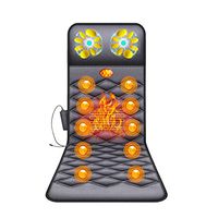 Full Body Multi-Functional Therapy Shiatsu Vibrataion Electric Heating Massage Mattress Pad Back Neck Massager Massage Cushion