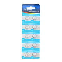 Insten AG1 (1.5V) Alkaline Batteries Button Cell Coin Battery [10 pcs-Pack]