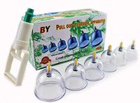 3 in 1 Professional Grade Cupping 19 Pcs set - 12 Thick Glass + 6 Vacuum w Pumping Handle + 1 Portable Silicone Therapy Medical Tension Release (12 glass size: 2 Extra Large; 4 Large; 4 M; 2 S)
