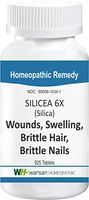 Silicea - Relief from Wound, Swelling, Brittle Hair, Brittle Nails. Tissue Salts - All Natural (6X)