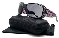 Bifocal Sunglasses for Women with Rhinestone Stones Sun Reader Glasses + Reading Glasses Vintage Classic (Strength: +3.00)