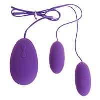 Eyessssty 1Pc Portable Wireless Remote Control 20 Speed Jump E.GGS Dual Bullets Vinrantor G S-po-tt C-L-i-t Stimulation Toy for Women Couples