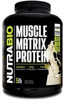 NutraBio Muscle Matrix - Whey Protein Blend (Vanilla, 5 Pounds)