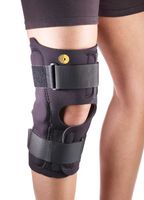 Corflex Anterior Closure Neoprene Hinged Knee Brace-2XL-16"-3/16"-No Op Pop - Black