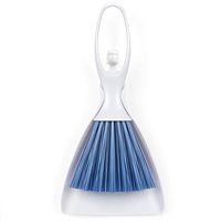 Hand Broom and Dustpan Set, RIZON Mini Dustpan Brush Nesting Tiny Cleanning Whisk Broom Small for Table, Desk, Counertop, Keyboard, Car, Dog, Cat and Other Pets
