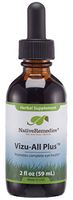 Native Remedies Vizu-All Plus - All Natural Herbal Supplement for Clear Normal Vision and Healthy, Clear Eyes - Promotes Healthy Eye Functioning and Circulation - 59 mL