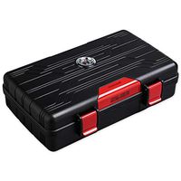 YX Xuan Yuan Cigar Box - Cigar Humidor Travel Portable 10 Pack Humidifier Moisturizer Cigar Box Cigar Box (Color : Red)