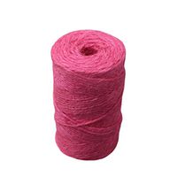Ammzzoo111 Merry Christmas DIY Christmas Ribbon Rolls Jute Twine Hemp Rope DIY Craft Cord for Wedding Gift Package Party Decoration -50/100cm Light Purple 50m