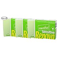 Renova Sensitive Pocket Tissues- Menthol (6 Pack) (Pack of 3)