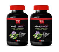 Mood Boost Supplement - Mood Support Complex - GABA Supplement - 2 Bottles 120 Vegetable Capsules