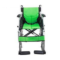 YIYIXIN Folding Self Propelled Wheelchair,with Flip Up Armrests, Fold Down Backrest and Lap Belt