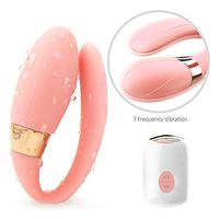 U Shape Vib'rador for Women Wireless Remote Control Oral U-Shaped Rechargeable & Silicone Multi-Speed Bed Sport Self-Amusement Tool Privacy Provocative Couples Lovely Toys