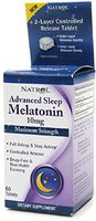 Natrol Advanced Sleep Melatonin 10 mg Tablets 60 ea (Pack of 9)