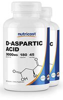 Nutricost D-Aspartic Acid Capsules (180 Caps) (2 Bottles)