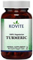 Kovite Turmeric Root Extract 550 mg 95% Curcumaniods - 60 Liquid Veggie Caps