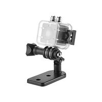 Mini Camera SQ12 Sports HD DV Camcorder 1080P Night Vision Wide Angle FOV155 Small Surveillance Camera 30 Meters Waterproof for Home Office Outside, Black