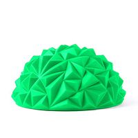 Massage Ball, Spiky Deep Tissue Back Semicircle Massage Ball,Foot Massager, All Over Body Deep Tissue Muscle Therapy,Compact Muscle Roller,Ergonomic Design Stress Relief Yoga Massager (Green)