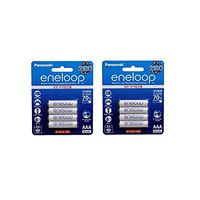 Panasonic Bk-4mcce/8bk Eneloop Rechargeable Ni-mh AAA 8 Pcs Made in Japan