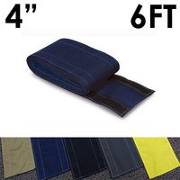 4" SafCord Carpet Cord Cover - Length: 6FT - Color: Blue | Works only on Barber and Loop Style Carpet and Rugs