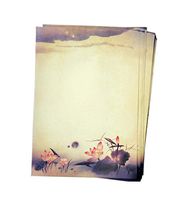 Fashionable Kraft Letterhead/Writing Papers/Stationery(8 Pieces)