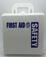 Plastic First Aid Box Empty 5” x 5” x 2.5” # 209-000