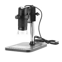 ALLOET 100X-1000X 5MP USB Handheld Digital Electronic Microscope Magnifier Magnifying Glasses Desk Loupe with 8LED Light