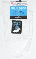 3 Pair Gold Medal Diabetic Athletic Crew Sock (Medium)