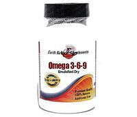 Omega 3-6-9 (Emulsified Dry) * 100 Caps 100% Natural - by EarhNaturalSupplements