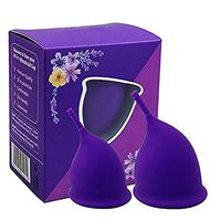 Menstrual Cup Wash Holder Storage, Period Menstrual Cup Reusable Comfortable, Menstrual Period Cups For Women Beginner, Menstrual Period Cup Cleaner, Sensitive Period Menstrual Cup Set Heavy Flow (L)