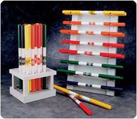 Wall and Floor Racks for Therapy Bars Floor Unit (Holds 12 bars, measures 15?"W x 11 1/4"H x 12?"D)