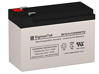 SigmasTek BP8-12 12 Volt 9 AmpH SLA Replacement Battery with F2 Terminal