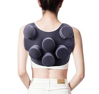 Smokeless Moxa Box, High Quality Moxibustion Burner Clothes Moxa Vest Set for Wild Moxibustion Shoulder Back Pain Relieve-6 Box Vest