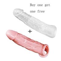 AIWOT-ZDQ Yshy-adsz Pennis Sleeve Replacement Soft Stretchy Universal Pump Replacement Sleeve Donut Seal for Men Stamina Enhancer (a Good Helper for Men)