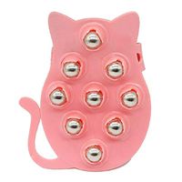 Kedelak Massager Glove,9 Bead Massager Scraping Lymphatic Massage Ball Active Brush Carbon Steel Ball Massager Hand Held Massager Massage Glove Massage Tool 360° Roller Metal Roller Ball Beauty Body