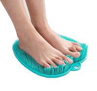 Shower Foot Scrubber - Feet Cleaner Massage Improves Foot Circulation & Reduces Foot Pain with Non-Slip Suction Cups