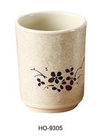 Yanco HO-9305 Honda Tea Cup, 3.75" Height, 3" Diameter, Melamine, Pack of 48