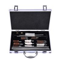 Universal Gun Cleaning Kit Shotgun Barrel Cleaning Rod for Rifles Pistols Handguns (Silver)