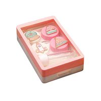 Plastic Material Fashion Exquisitely Designed Delicate Portable Best Selling Invisible Glasses Case,Pink