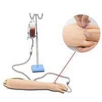 LXX IV Practice Trainer Kit - Phlebotomy and Venipuncture Practice Arm - Designed for Training and Perfecting IV + Phlebotomy + Venipuncture Procedures and Techniques