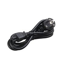 ICV European EU 3 Prong 5 Feet AC Power Adapter Cord for Notebook and Laptops