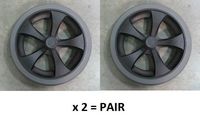 Rear Wheels (Pair) 8" Grey for NOVA 348/349 Models - PVT-RW100A