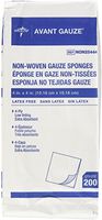Medline Avant Gauze, Non-Woven and Non-Sterile Sponges, 4 X 4 Inch, 200 Count
