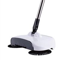 Brush Sweeping Machine Household Cleaner Automatic Push Sweeper Broom Without Electricity, Push Type Hand Push Magic Broom Dustpan Handle Household Cleaning (10)