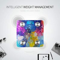 Color Trickle and Glitter Most Accurate Bathroom Scale Weighing Scale Digital Scale Body Weight Tracks 8 Key Compositions Analyzer Sync with Fitness Apps 400 Lbs
