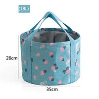 JJDD'G Collapsible Water Bucket Camp Bucket, Ultralight Folding Wash Basin Folding Bucket for Camping Hiking Travelling Fishing Washing,A,2635CM