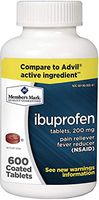 Member's Mark Ibuprofen Coated Tablets 200mg Pain Reliever Fever Reducer Nsaid (1 Bottle (600 Tablets))