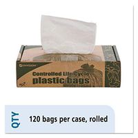 Eco-Degradable Plastic Trash Garbage Bag, 13 Gal.7Mil, 2X30, 120/Box